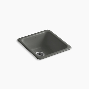 K6584-58 Iron/Tones White/Color Dual Mount Single Bowl Kitchen Sink - Thunder Grey K6584-58 Iron/Tones White/Color Dual Mount Single Bowl Kitchen Sink - Thunder Grey