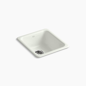 K6584-NY Iron/Tones White/Color Dual Mount Single Bowl Kitchen Sink - Dune