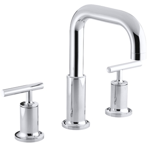 KT14428-4-CP Purist Tub Faucet Trim Trim Kit - Polished Chrome