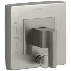 KT14668-4-BN Loure Non-Thermostatic Valve Trim Trim Kit - Vibrant Brushed Nickel