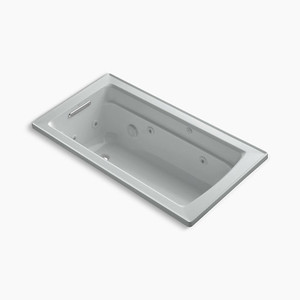 K1122-H-95 Archer 60'' x 32'' Whirlpool Bath - Ice Grey