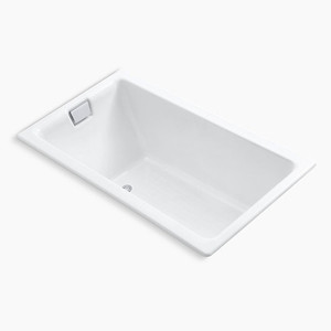 K855-0 Tea-For-Two 66" Soaking Tub - White