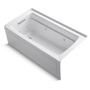 K1122-LA-0 Archer 60'' x 32'' Whirlpool Bath - White