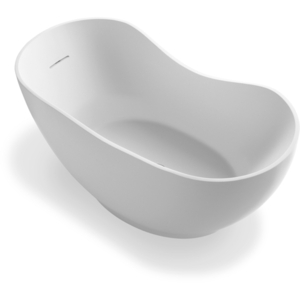 K1800-HW1 Abrazo 66" Soaking Tub - Honed White K1800-HW1 Abrazo 66" Soaking Tub - Honed White