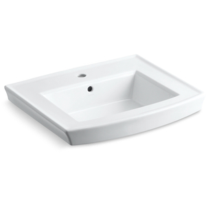 K2358-1-0 Archer Pedestal Basin Part - White