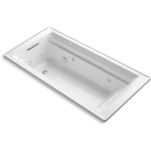 K1124-0 Archer 72"x 36" Whirlpool Bath - White