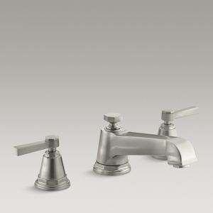 KT13140-4A-BN Pinstripe Pure Tub Faucet Trim Trim Kit - Vibrant Brushed Nickel