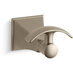 K492-BV Memoirs Stately Robe Hook Bathroom Accessory - Vibrant Brushed Bronze