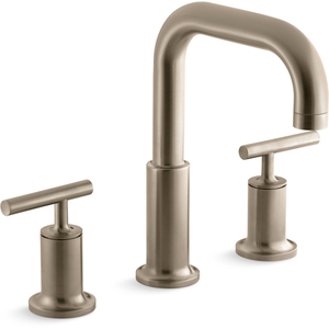 KT14428-4-BV Purist Tub Faucet Trim Trim Kit - Vibrant Brushed Bronze