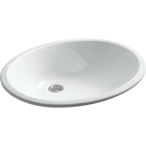 K2211-G-0 Caxton Undermount Style Bathroom Sink - White