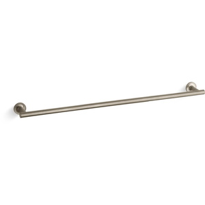 K14437-BV Purist Towel Bar Bathroom Accessory - Vibrant Brushed Bronze