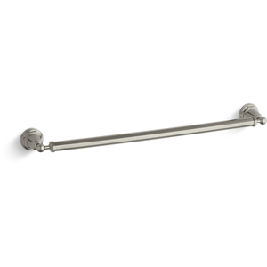 K13109-BN Pinstripe Towel Bar Bathroom Accessory - Vibrant Brushed Nickel