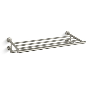 K14381-BN Purist Vanity Shelf Bathroom Accessory - Vibrant Brushed Nickel