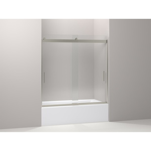 K706002-L-MX Levity Tub & Shower - Sliding Shower Door - Matte Nickel