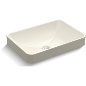 K5373-96 Vox Vessel Style Bathroom Sink - Biscuit