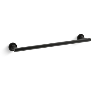 K14435-BL Purist Towel Bar Bathroom Accessory - Matte Black