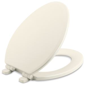 K20454-96 Ridgewood Toilet Seat Bathroom Accessory - Biscuit