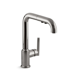 K7505-TT Purist Pull-Out Spray Kitchen Faucet - Vibrant Titanium