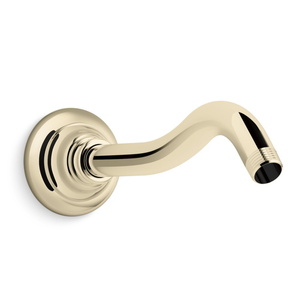 K72775-AF Artifacts Shower Arm Shower Accessory - Vibrant French Gold