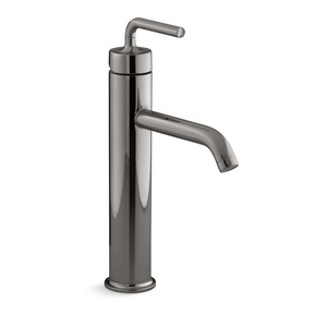 K14404-4A-TT Purist Vessel Filler Bathroom Faucet - Vibrant Titanium