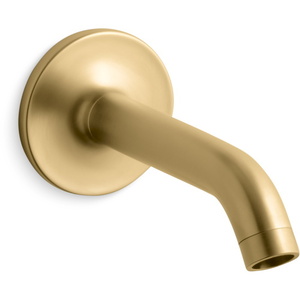 K14426-2MB Purist Tub Spout Shower Accessory - Vibrant Brushed Moderne Brass