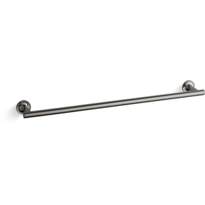 K14436-TT Purist Towel Bar Bathroom Accessory - Vibrant Titanium