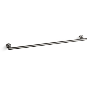 K14437-TT Purist Towel Bar Bathroom Accessory - Vibrant Titanium