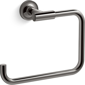 K14441-TT Purist Towel Ring Bathroom Accessory - Vibrant Titanium