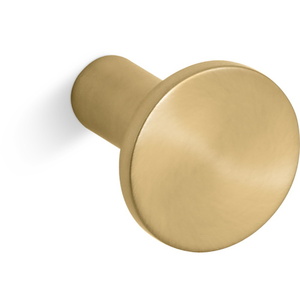 K14484-2MB Purist Knob Knob - Vibrant Brushed Moderne Brass