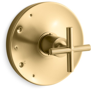 KTS14423-3-2MB Purist Non-Thermostatic Valve Trim Trim Kit - Vibrant Brushed Moderne Brass