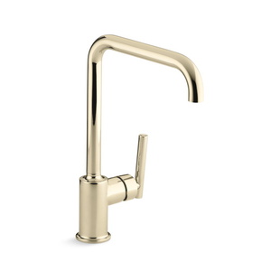 K7507-AF Purist Single Handle Kitchen Faucet - Vibrant French Gold