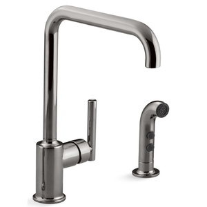 K7508-TT Purist Single Handle Kitchen Faucet - Vibrant Titanium