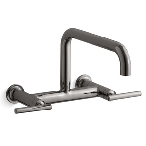 K7549-4-TT Purist Wall Mount Kitchen Faucet - Vibrant Titanium