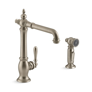 K99265-BV Artifacts Single Handle Kitchen Faucet - Vibrant Brushed Bronze