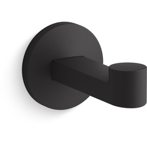 K78378-BL Components Robe Hook Bathroom Accessory - Matte Black K78378-BL Components Robe Hook Bathroom Accessory - Matte Black