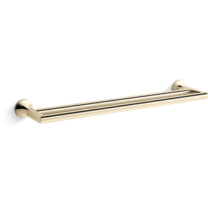 K78375-AF Components Towel Bar Bathroom Accessory - Vibrant French Gold K78375-AF Components Towel Bar Bathroom Accessory - Vibrant French Gold