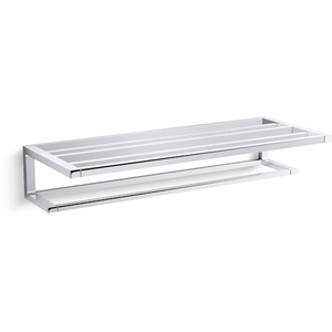 K22568-CP Draft Vanity Shelf Bathroom Accessory - Polished Chrome