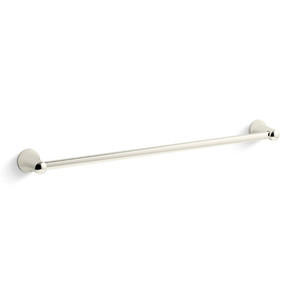 K21953-SN Tempered Towel Bar Bathroom Accessory - Vibrant Polished Nickel