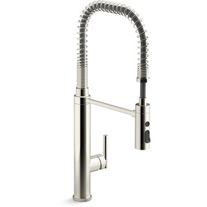 K24982-SN Purist Pull-Out Spray Kitchen Faucet - Vibrant Polished Nickel