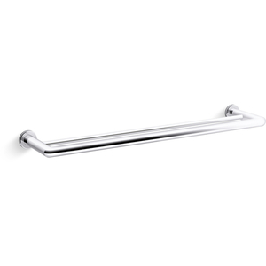 97890-CP Kumin Towel Bar Bathroom Accessory - Polished Chrome 97890-CP Kumin Towel Bar Bathroom Accessory - Polished Chrome
