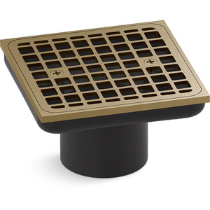 K22665-2MB Clearflo Shower Drain Drain - Vibrant Brushed Moderne Brass K22665-2MB Clearflo Shower Drain Drain - Vibrant Brushed Moderne Brass