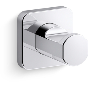 K23529-CP Parallel Robe Hook Bathroom Accessory - Polished Chrome K23529-CP Parallel Robe Hook Bathroom Accessory - Polished Chrome