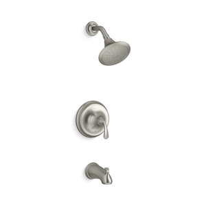 KTS10274-4-BN Forte Sculpted Tub & Shower Faucet Trim Trim Kit - Vibrant Brushed Nickel