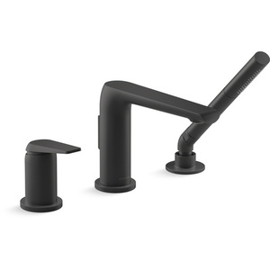 K97360-4-BL Avid Tub Faucet Trim Trim Kit - Matte Black