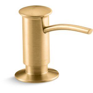 K1895-C-2MB Contemporary Soap Dispenser Kitchen Accessory - Vibrant Brushed Moderne Brass