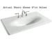 Kohler K3051-1-0 White Vanity Top