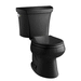 Kohler K3987-7 Black Two Piece Toilet