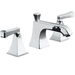 Kohler K454-4V-CP Polished Chrome 8'' Widespread Bathroom Sink Faucet