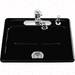 Kohler K5964-4-7 Black Single Bowl Kitchen Sink