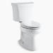 Kohler K6393-RA-0 White Two Piece Toilet